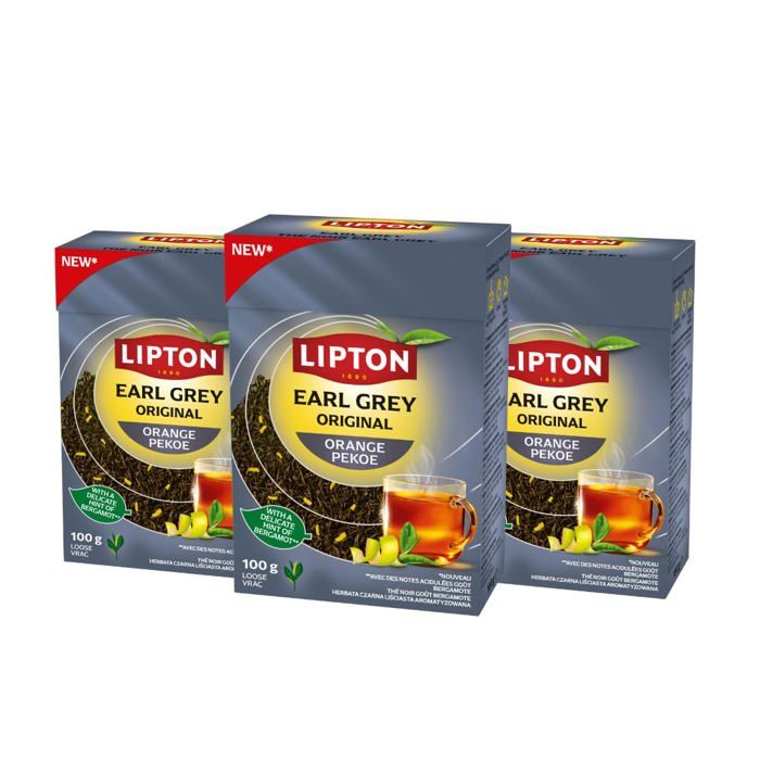 Lipton - New Bundle Earl Grey Loose Tea x3