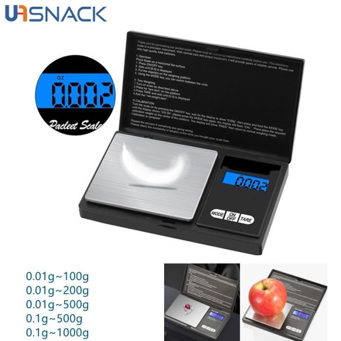 Balance De Cuisine Alla France De Poche Précision 0,01g