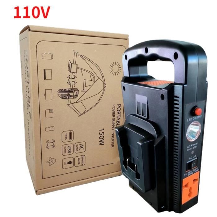 Onduleur-chargeur Intelligent 120W Pour Batterie Makita 18V - Marque WireeLife - Neuf
