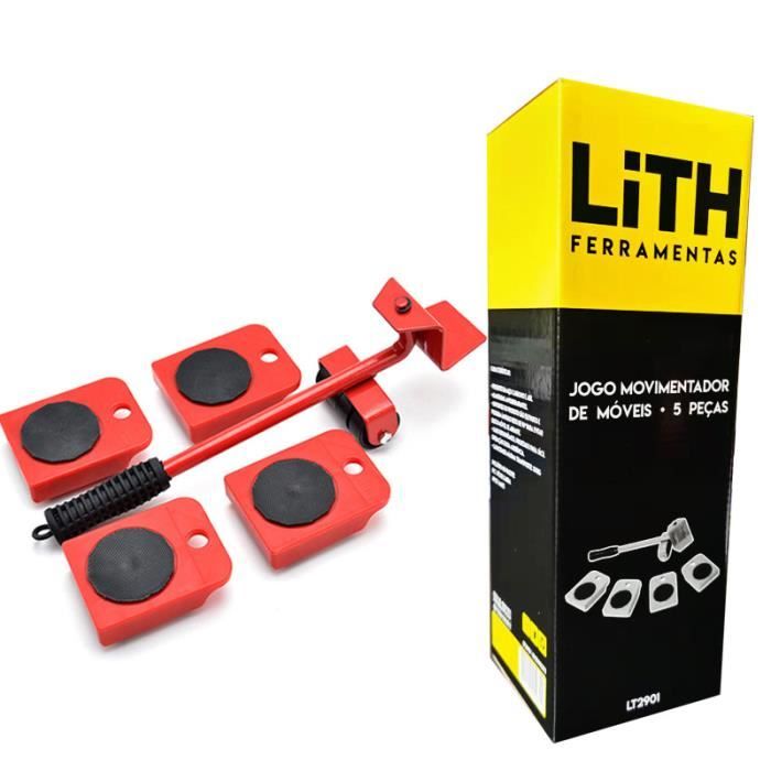 Kit Pack And Move - 2 Chariots 150kg + Lève-Porte 100kg Pour Déplacer Meubles Lourds Facilement
