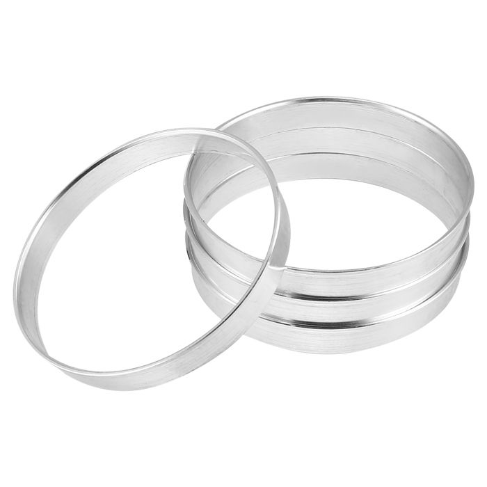 Bagues De Centrage De Moyeu 66.1mm → 73.1mm - Lot De 4 En Alliage Aluminium | Pour Adapter Roues