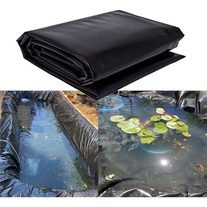 Bâche Bassin PEHD 5X6M Revêtement pour Jardins et Piscines