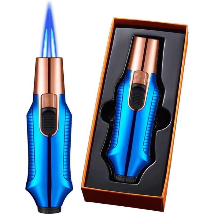 Briquet Tempête Rechargeable - Lot De 2, Flamme Jet Résistante Au Vent Pour Camping Et Cuisine - 7