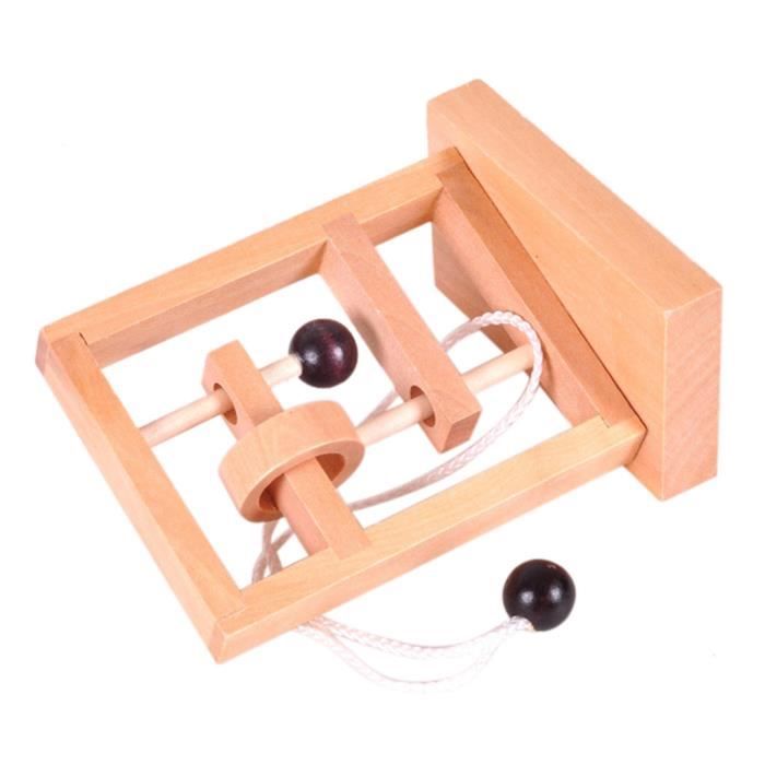 Casse Tete Central De Corde De Solution De Jeu De Puzzle En Bois Classique Pour Le Jeu D Adultes Piada2946 Achat Vente Casse Tete Cdiscount