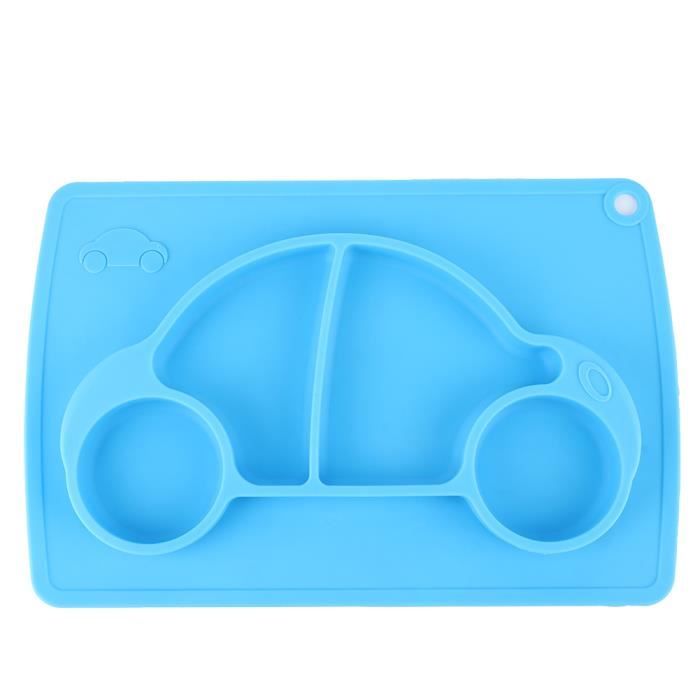 Meihe Vaisselle Bebe En Silicone Forme De Voiture Antiderapant Assiette Divisee Cdiscount Puericulture Eveil Bebe