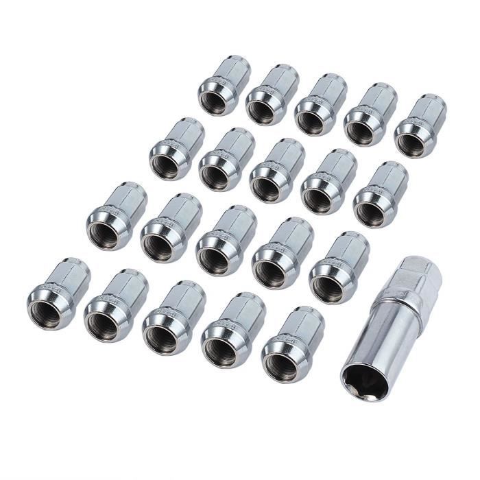 alliage écrous de roue verrouillage 4+1 M12x1.5 boulons coniques Pour FORD FOCUS