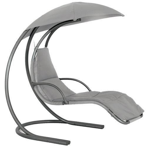 Transat Hamac Suspendu Coloris Gris Clair Achat Vente Chaise Longue Transat Hamac Suspendu Colo Cdiscount