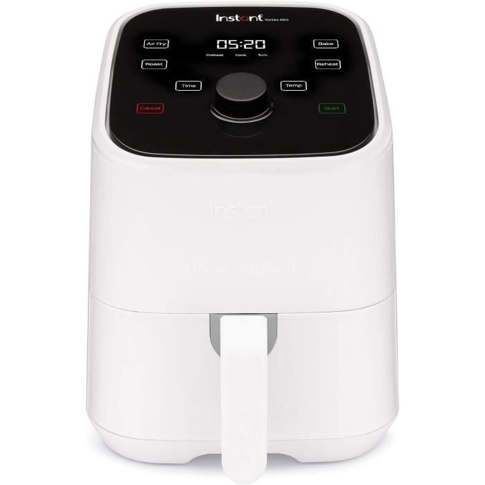 Instant Brands Vortex Mini 4in1 Hot Air Fryer 2L Healthy Hot Air Frying, Baking, Roasting and