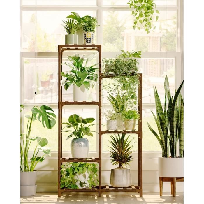 Grand support de plante pour plantes d'intérieur et d'extérieur - Étagère  d'angle pour plantes d'intérieur et d'extérieur - [559] - Cdiscount Jardin