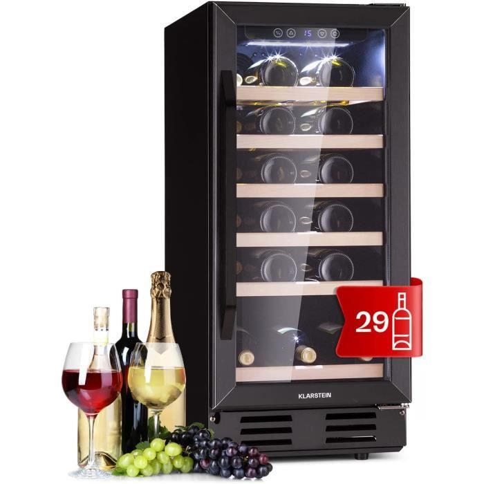 Klarstein Cave a Vin, Réfrigérateur à Vin avec Porte en Verre, Cave à — free download