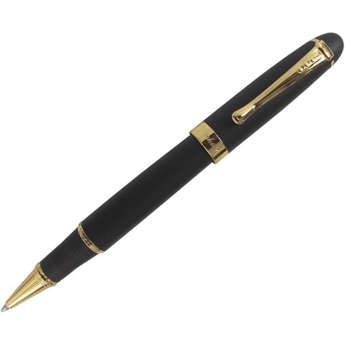 Stylo Roller Style Classique En Or - Noir mat[1024] - Cdiscount Beaux ...
