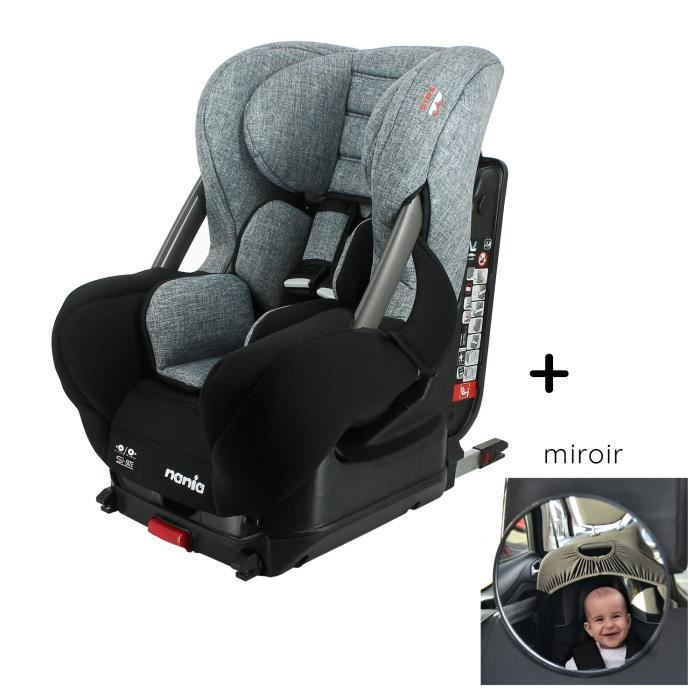 Siege Auto Nania Silver I Size Primo 61 105 Cm Avec Protection Laterale Avec Miroir De Surveillance Bebe Achat Vente Siege Auto Siege Auto Nania Silver I S Cdiscount