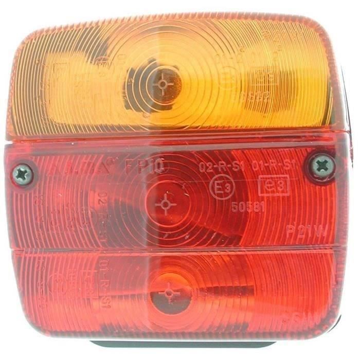 Feu arrière gauche 110x100 mm