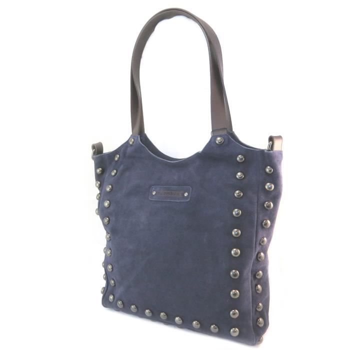 Sac cuir Scooter marine 36x20x7.5 cm P4324 Achat Vente