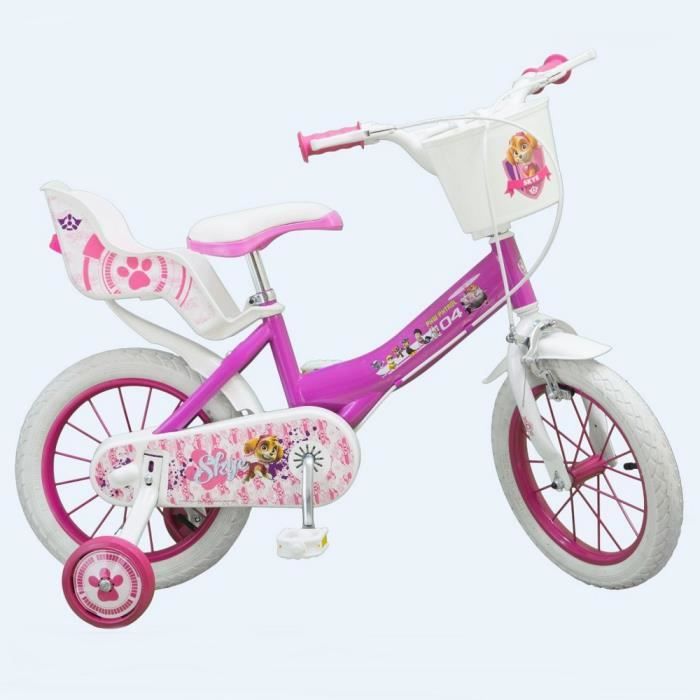 Vélo pat patrouille fille online 14 pouces