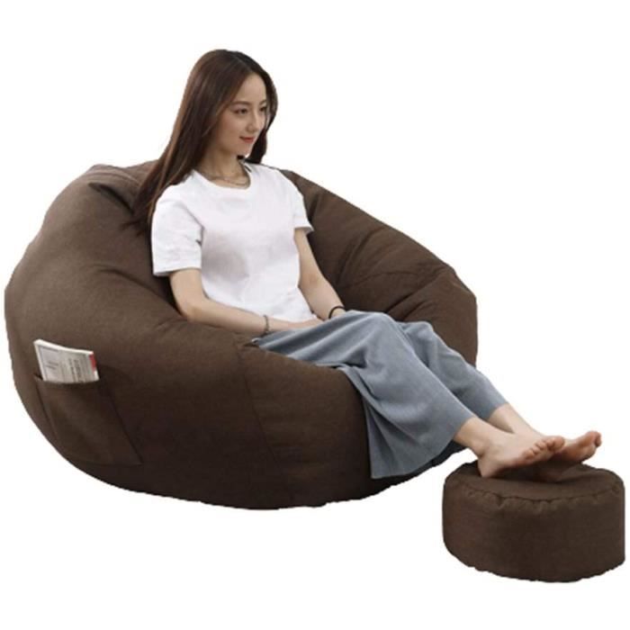 Housse Sac De Rangement 200L Pour Peluches - Pouf Avec Zip, 127x76x89 Cm - Organisateur Jouets Enfants