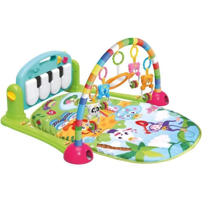 Tapis D Eveil Musical Avec Arche De Jeu Et Pianotapis D Eveiltapis De Jeucouverture Pour Bebe Vert 41 Cdiscount Puericulture Eveil Bebe