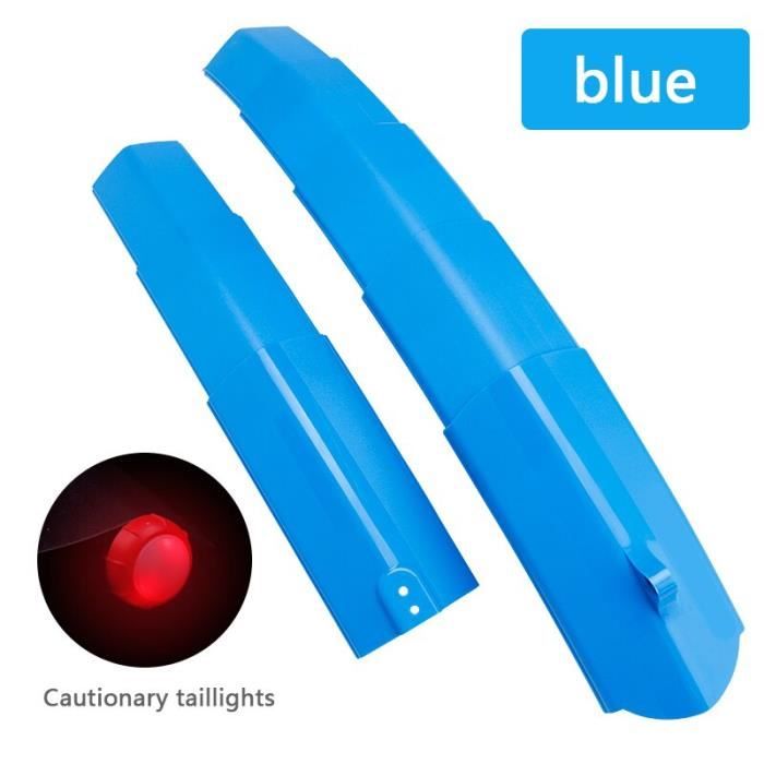 Paire De Garde-boue Aluminium Pour Vélo De Collection Randonneuse - Avec Feu - Occasion