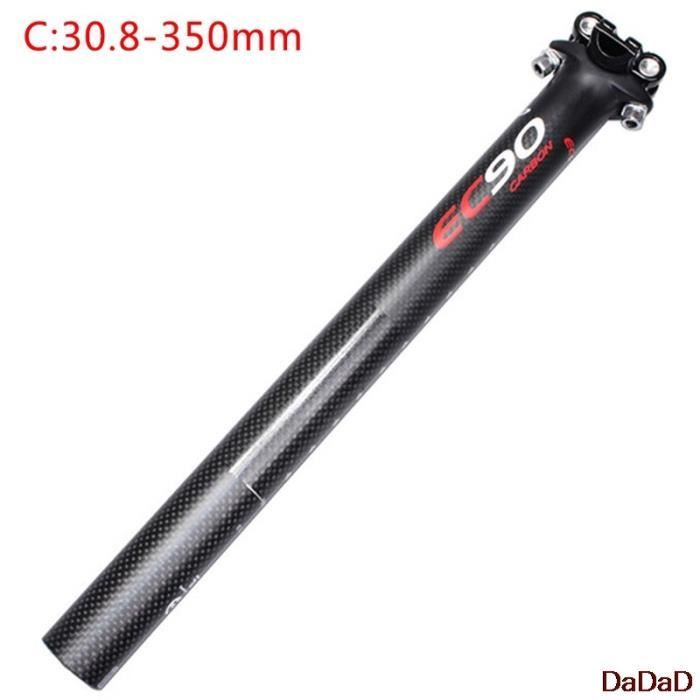 Tige De Selle Carbone EC90 3K Aérodynamique - Diamètres 27.2/30.8/31.6mm, Pour VTT/route