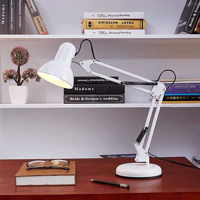 A16 lampe de bureau LED lampe darchitecte de bras oscillant pince de lampe de table de dessin 