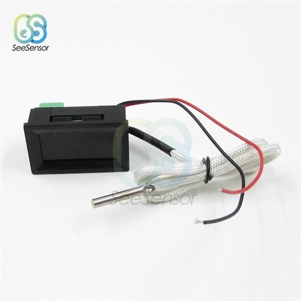 Thermomètre Numérique LED XH-B310 -30°C à 800°C – Sonde K M6, 12V, Haute Précision, Pour Atelier, Industrie