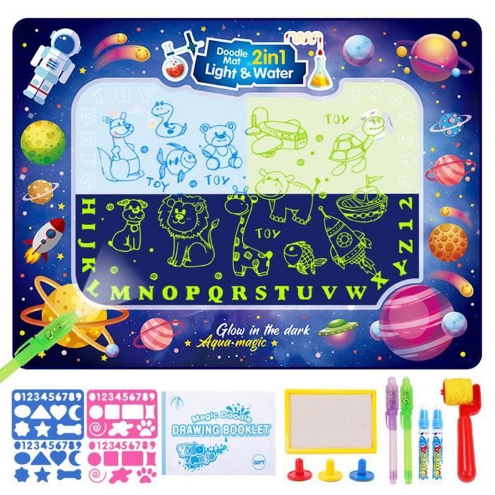 Tapis de gribouillage à l'eau pour enfants, tapis de dessin à l'eau