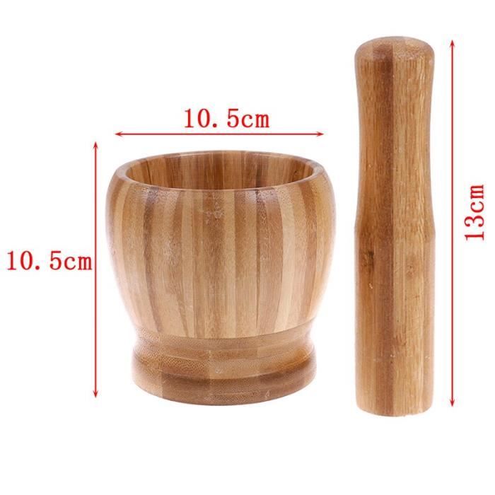 Mortier Et Pilon En Plastique PP - Grand Format Pour Broyer Ail, Épices, Herbes - Accessoire Cuisine Pratique