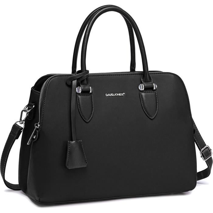 Sac à Main Femme En Cuir PU - Grand Cabas Fourre-Tout Bandoulière - 32x28x12 Cm - Léger, Polyvalent, Tendance - 2