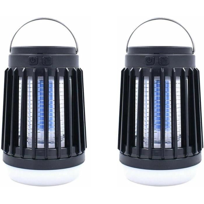 Destructeur D'insectes électrique USB - Lampe UV Anti-moustiques, Piège à Insectes Volants - Pour Chambre, Cuisine, Bureau