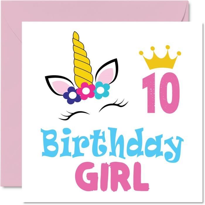 Couronne Anniversaire 10 Ans Fille Nogeqi - Bandeau Rose Princesse