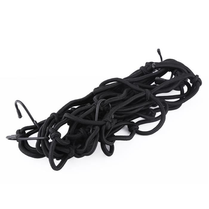 Dilwe Filet de cargaison Filet à bagages élastique en nylon robuste avec crochets pour les vélos