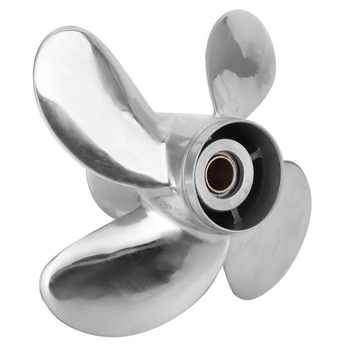 ZYWUOY Hélice Métallique 4 Lames 55mm Ou 60mm – Axe 4mm Pour Bateau RC, ROV, Bateau Pêche, Tug Boat – Gauche Ou Droite