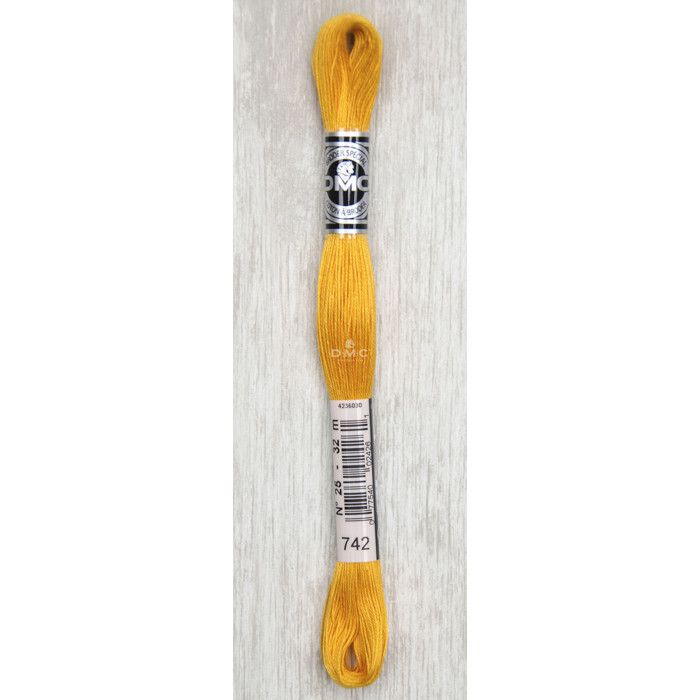 Dmc 107 Thread Broder spécial DMC 107 grosseur 25, éch. 32m Col. 742 - Cdiscount ...