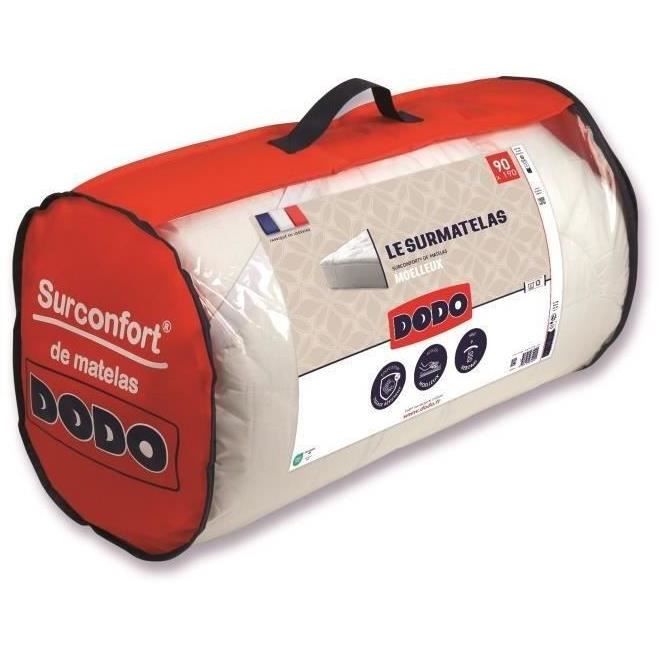 Surmatelas DODO - Moelleux - 90 x 190 cm - Blanc Surmatelas DODO - Moelleux - 90 x 190 cm - Blanc