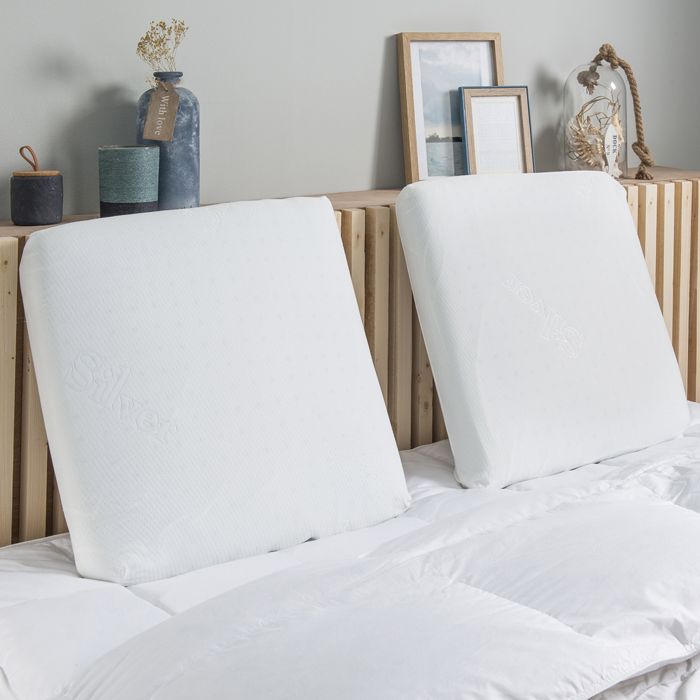 Technogel Pixel Deluxe TG-PIL-ED11 Oreiller en gel (66 x 40 cm, 11), blanc, 60 x 40 x 11 cm