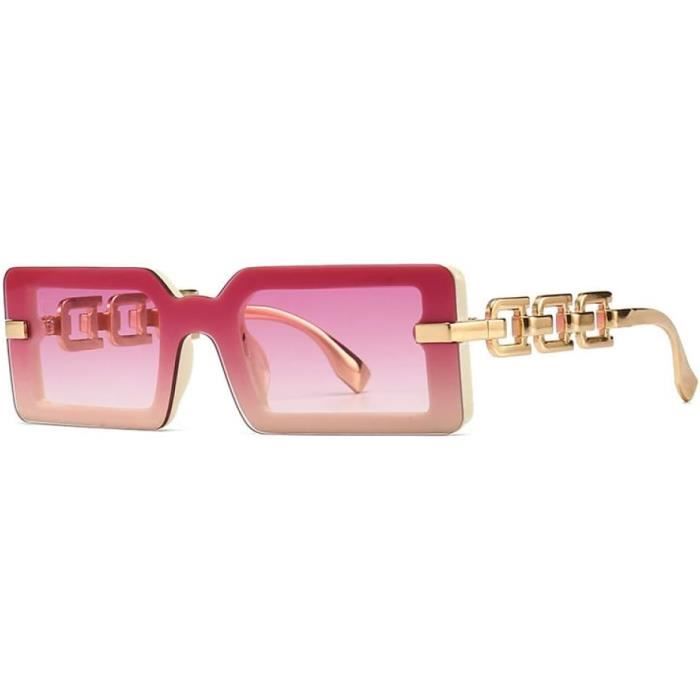 Long Keeper Lunettes De Soleil Carré Pour Femme Homme Retro Lunettes De Soleil Rectangulaire Epaisse Annees 90 Lunette Rectan Am