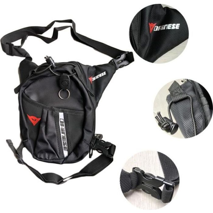 Sac de Jambe Moto Sacoche de Ceinture Vélo VTT Cyclisme Sangle de Cuisse