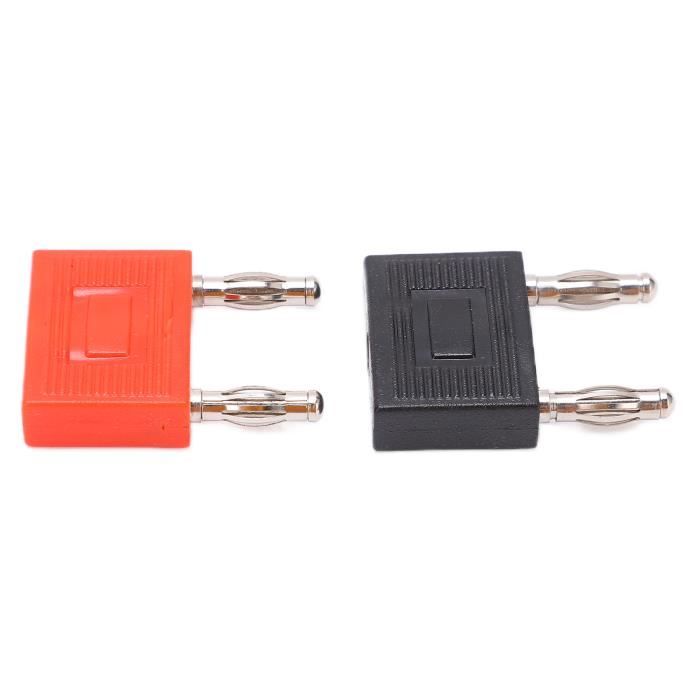 DKARDU Lot de 4 connecteurs XT60 vers fiche banane de 4 mm, connecteurs pour chargeur de batterie RC hélicoptère quadrirotor XT60 Lipo