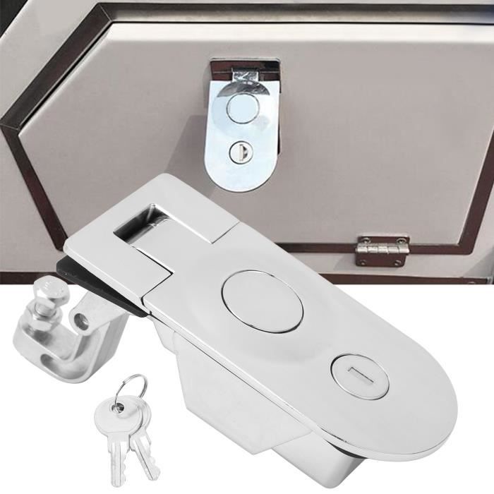 WJSKDQ Lot De 2 Loquets De Compression En Alliage De Zinc à Levier Réglable à Commande Manuelle Argenté