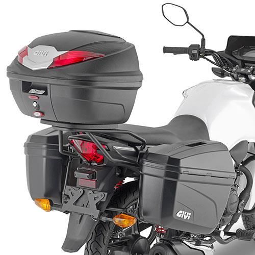 Support valises latérales moto Givi Monokey Honda Cb 125 F (21) - noir