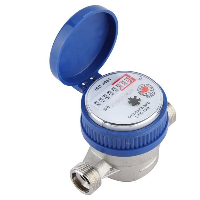 Greensen Compteur d'eau, 0 ° C ~ 40 ° C Compteur d'eau mécanique Bleu 1.5M3/H 0-40℃ pour mesurer Le débit d'eau à température générale et pour Les Greensen Compteur d'eau, 0 ° C ~ 40 ° C Compteur d'eau mécanique Bleu 1.5M3/H 0-40℃ pour mesurer Le débit d'eau à température générale et pour Les
