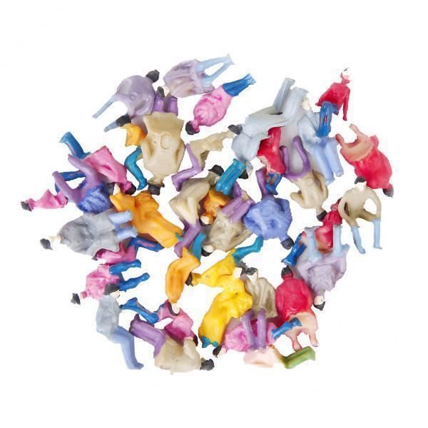 Figurines échelle 1:87 (HO) - Lot De 100 Ou 200 Personnages Pour Maquettes De Trains Ou Dioramas