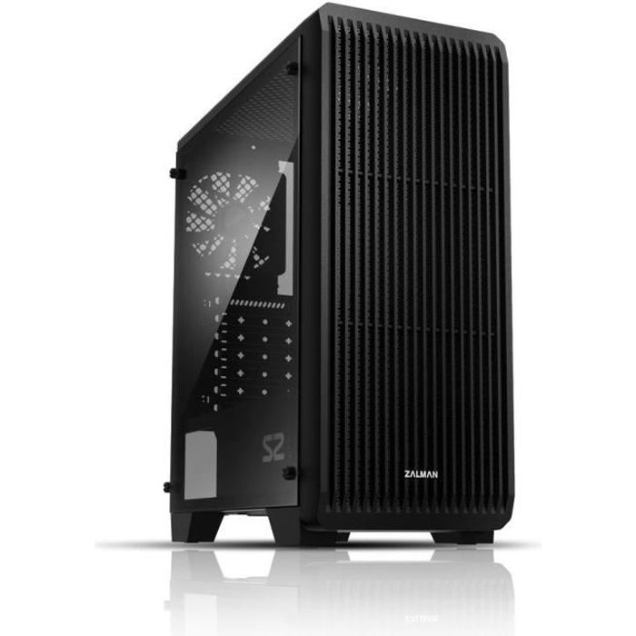 Zalman S2 Tour ATX panneau latéral fenêtré acrylique pas d'alimentation USBAudio