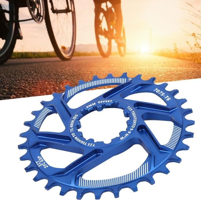 Plateau De Vélo 40 Dents 104mm, Couleur Bleue, Marque Uxcell, Neuf