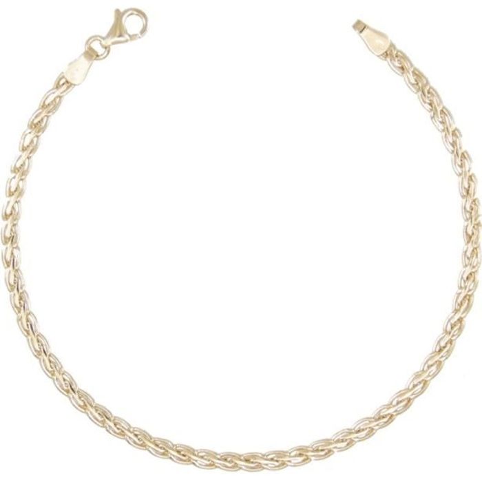 Bracelet Or 18 Carats 750/000 Maille Palmier Jaune - Femme - LATELIER DAZUR - Les Classiques de la Bijouterie Bracelet Or 18 Carats 750/000 Maille Palmier Jaune - Femme - LATELIER DAZUR - Les Classiques de la Bijouterie