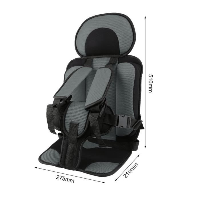 Siège auto bébé avec harnais de sécurité Gris&Noir - Cdiscount Puériculture  & Eveil bébé