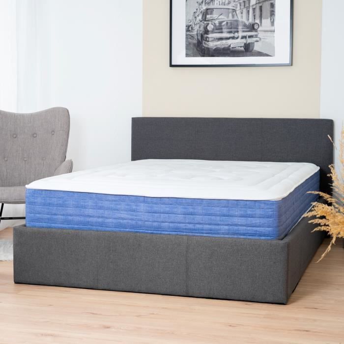 MEUBLES COSY Matelas 160x200x22cm à mémoire de Forme Extra Confort 7 Zones Haute résilience Ergonomique Réversible MEUBLES COSY Matelas 160x200x22cm à mémoire de Forme Extra Confort 7 Zones Haute résilience Ergonomique Réversible