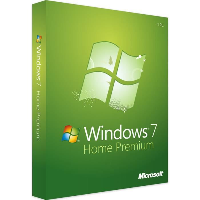 Clé de produit numérique Microsoft Windows 7 Édition Familiale Premium SP1 Télécharger
