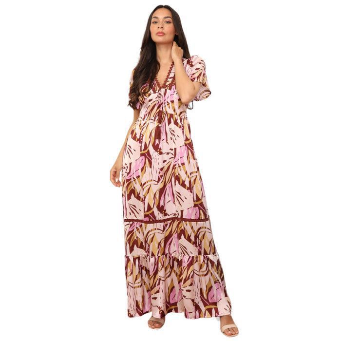 Haut Free People Manches Bouffantes Imprimé Floral - Taille L - Rose - Neuf Avec étiquettes