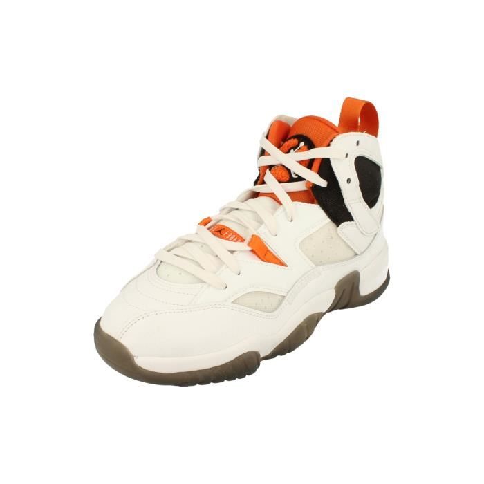 Baskets - Nike - Air Jordan Jumpman Two Trey GS - Blanc - Orange - Respirant
